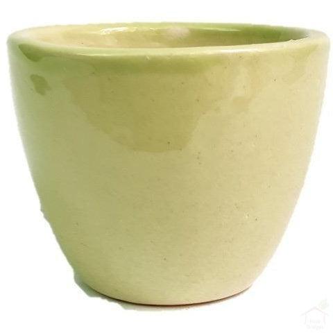 Pots Green 3.5" Mini Round Ceramic Pot