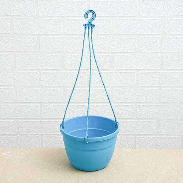 7.1" Blue Corsica Hanging Basket-Pots-Root Bridges