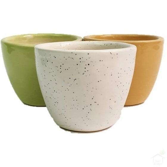 Pots 3.5" Mini Round Ceramic Pot
