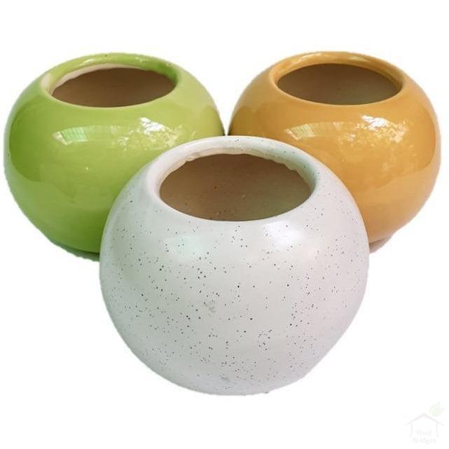 Pots 6" Round Ball Ceramic Pot