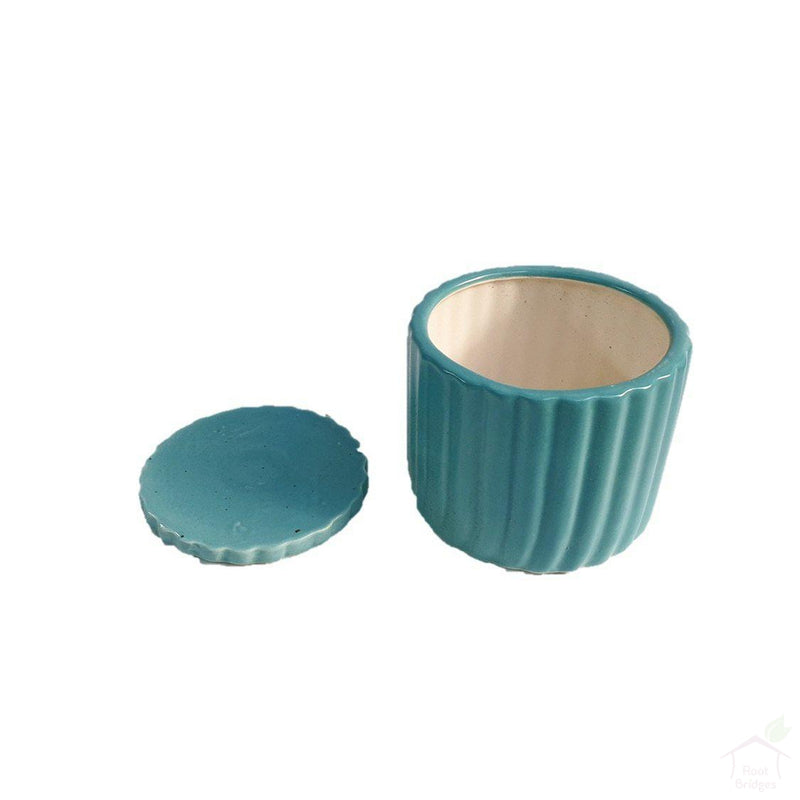 Pots Blue 5" Cake Ceramic Pot
