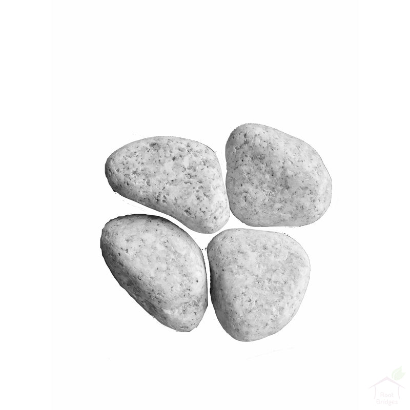 Stones & Pebbles 4 Off White Unpolished Stones