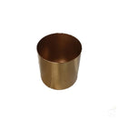 4" Antique Finish Cylinder Metal Planter-Pots-Root Bridges