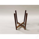 Pots 9.8"-11" Love Bite Tall Ceramic Pots with Wooden Stands