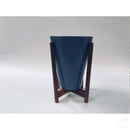 Pots Medium / Grey 9.8"-11" Love Bite Tall Ceramic Pots with Wooden Stands