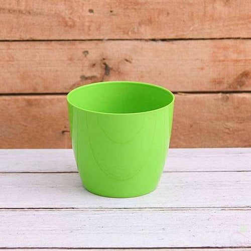 5.5" Valencia Plastic Planter (with Optional Self Watering Kit)-Pots-Root Bridges